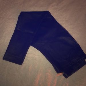 Faded glory pleather pants